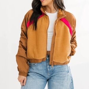 FP Movement Amelia Zip Up Fleece Jacket Size S